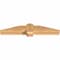 Ekena Millwork Eugene Smooth Timber Gable Bracket, Western Red Cedar, 48"W x 8"H x 5 1/2"D x 5 1/2"F, 4/12 Pitch GBW048X08X0606EUG00SWR - alternate 3